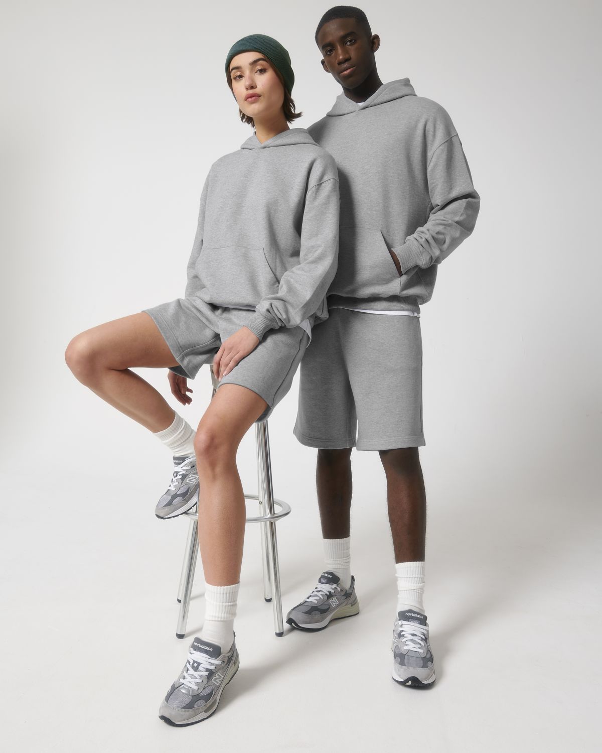 Organic Boxy Heavy Hooded Sweatshirt: Unisex - - High-Quality </p>