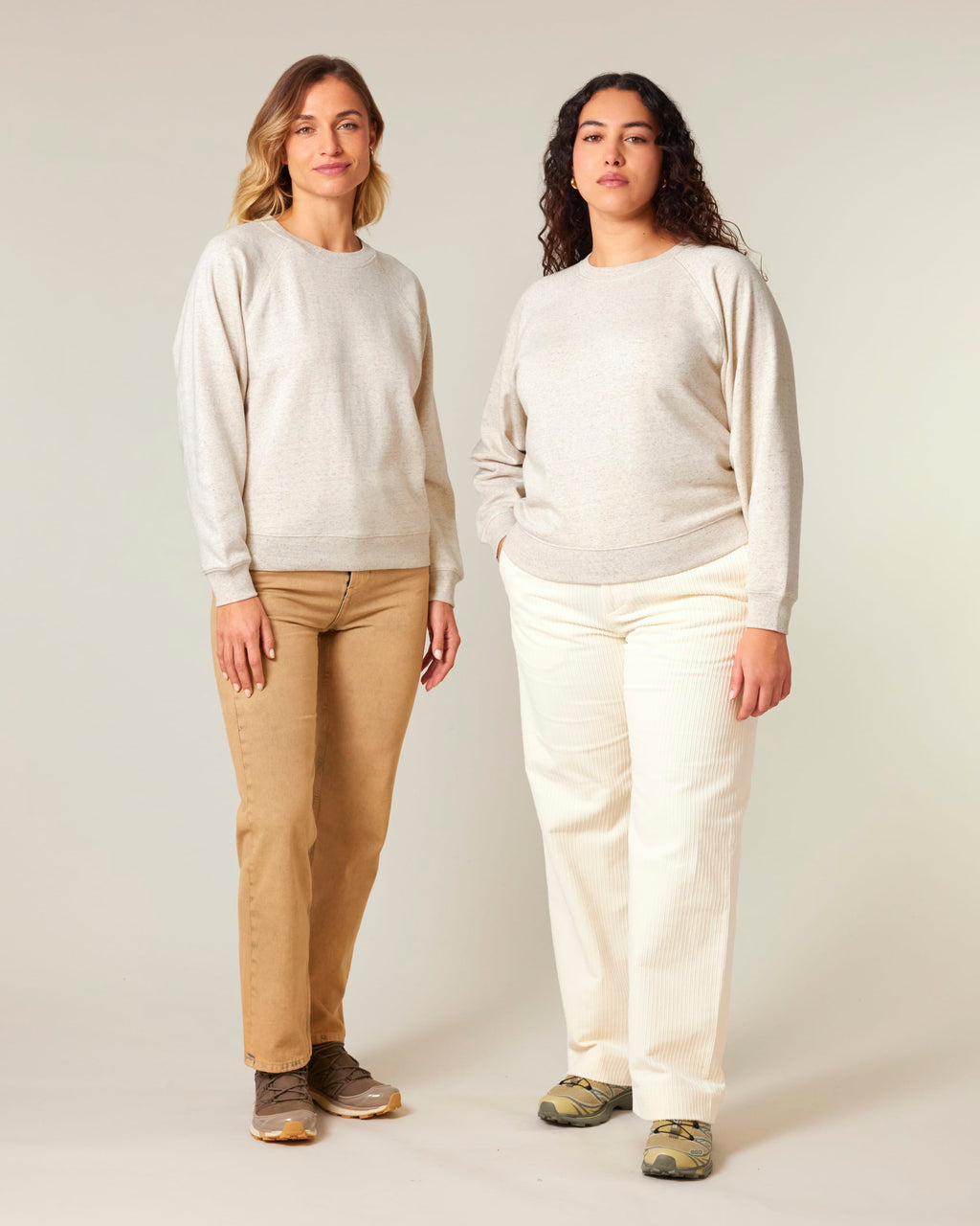 Organic Cotton Raglan Sweatshirt: Womens - Clearance