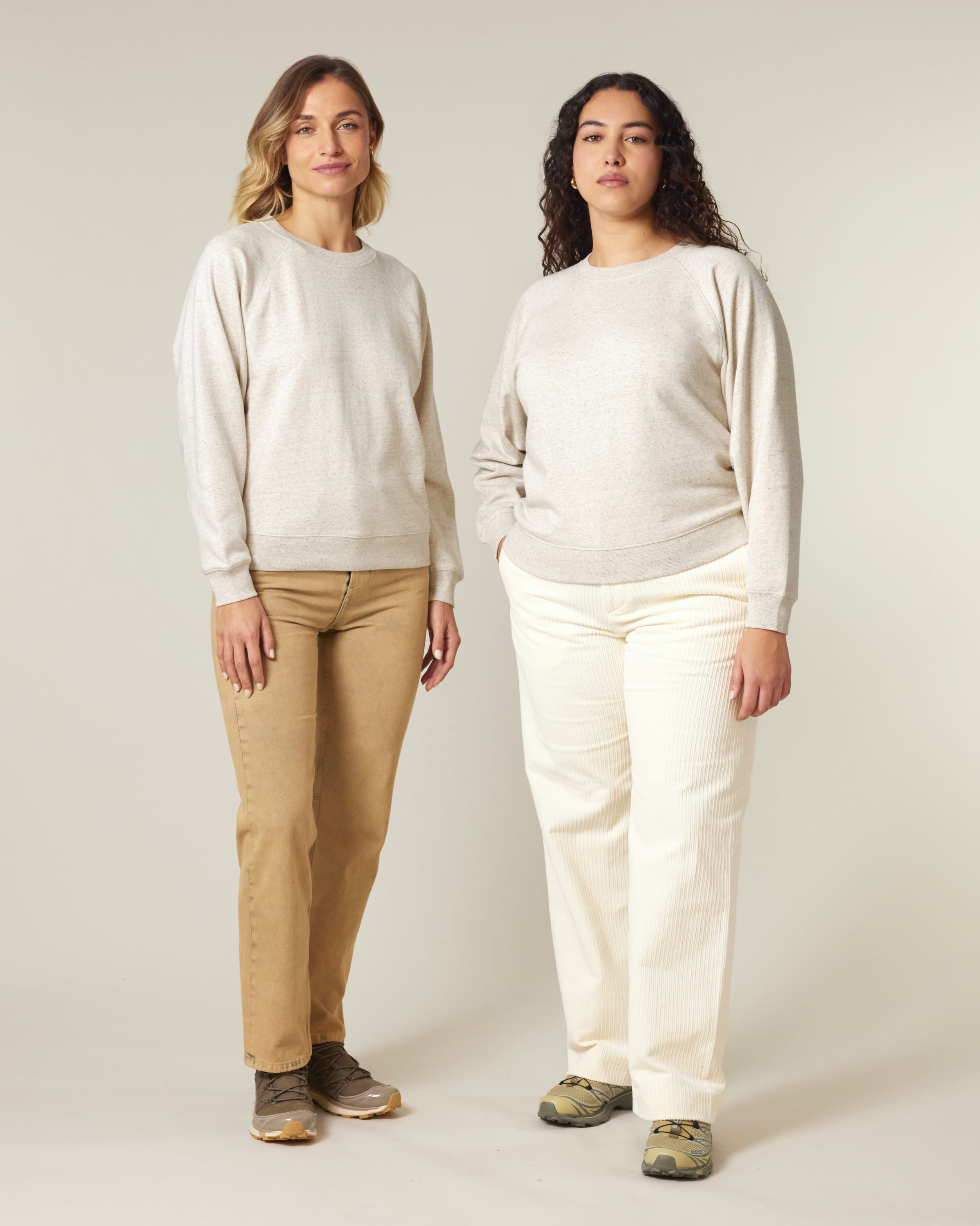 Organic Cotton Raglan Sweatshirt: Womens - Clearance