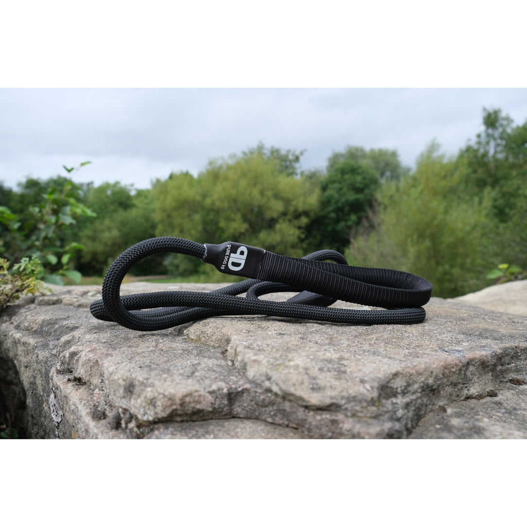 Slip lead Black Dog Lead Nylon Nylon