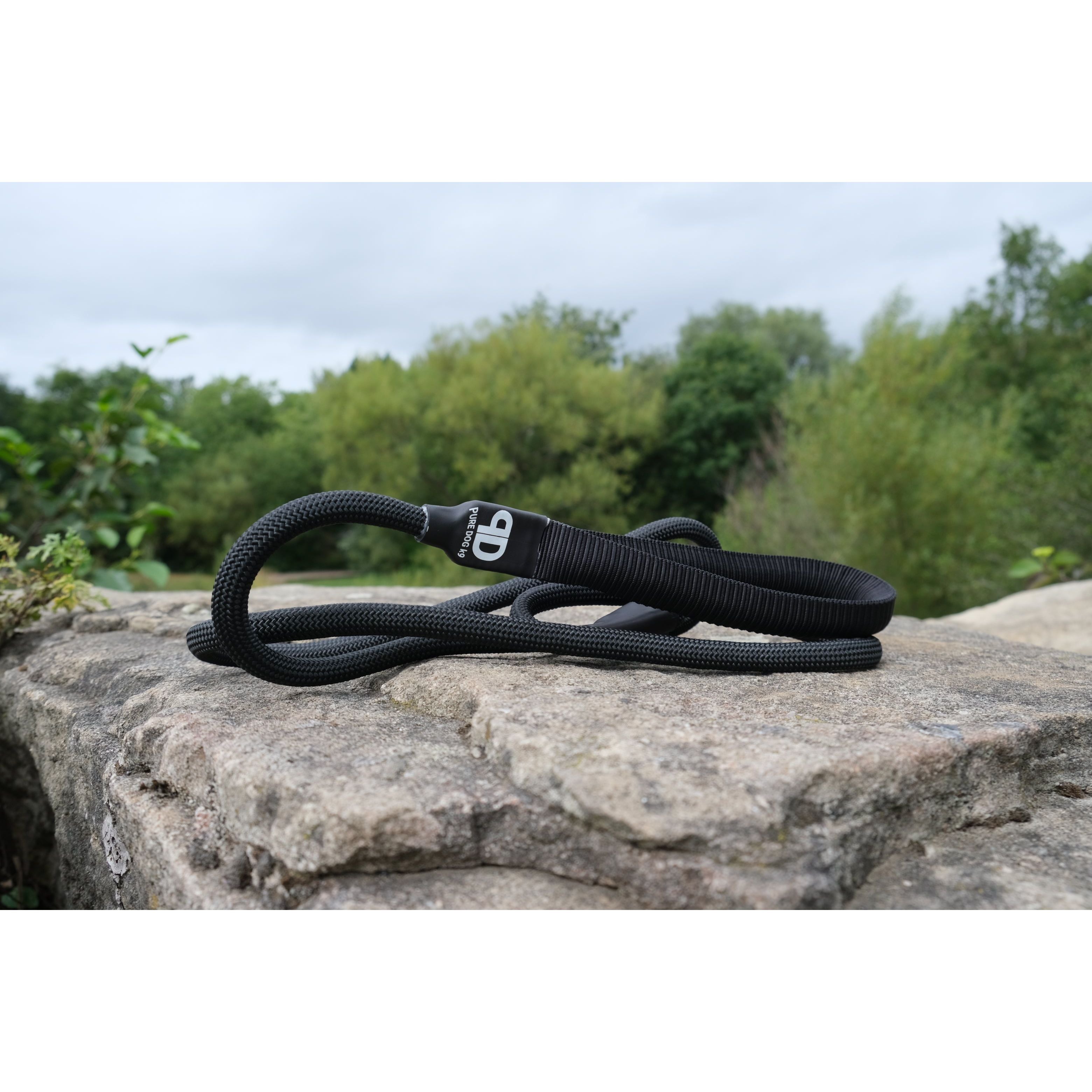 Slip lead Black Dog Lead Nylon Nylon