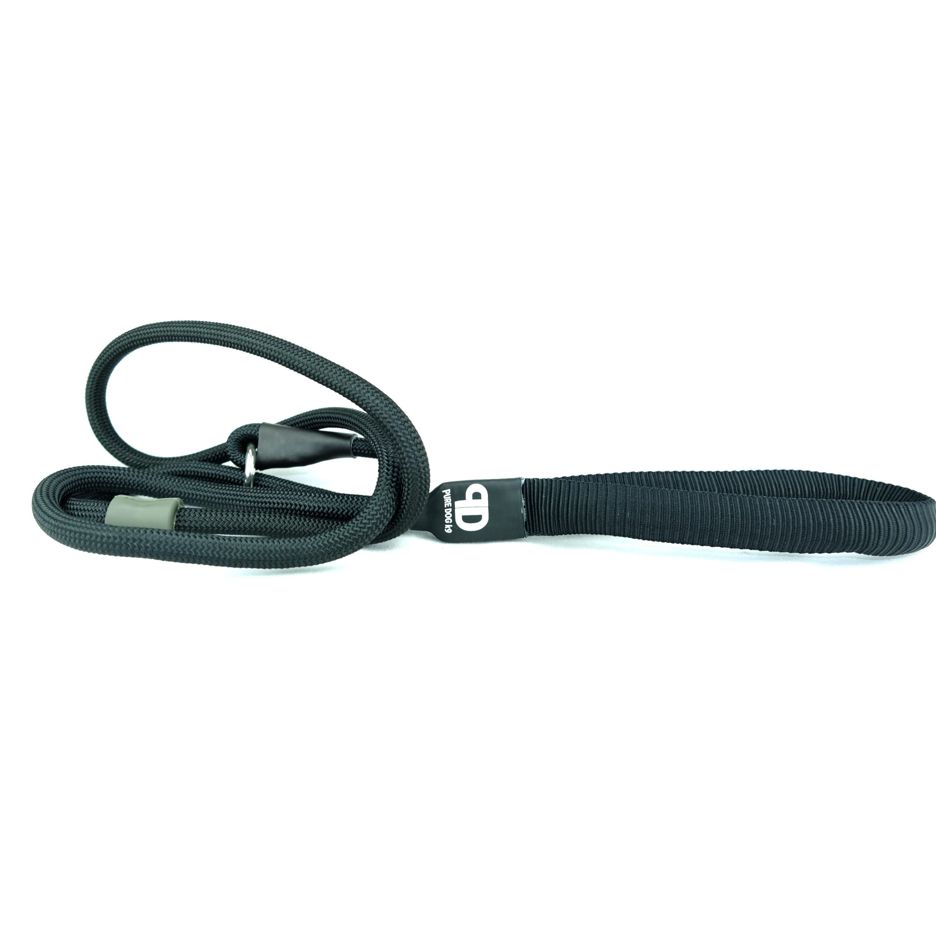 Slip lead Black Dog Lead Nylon Nylon
