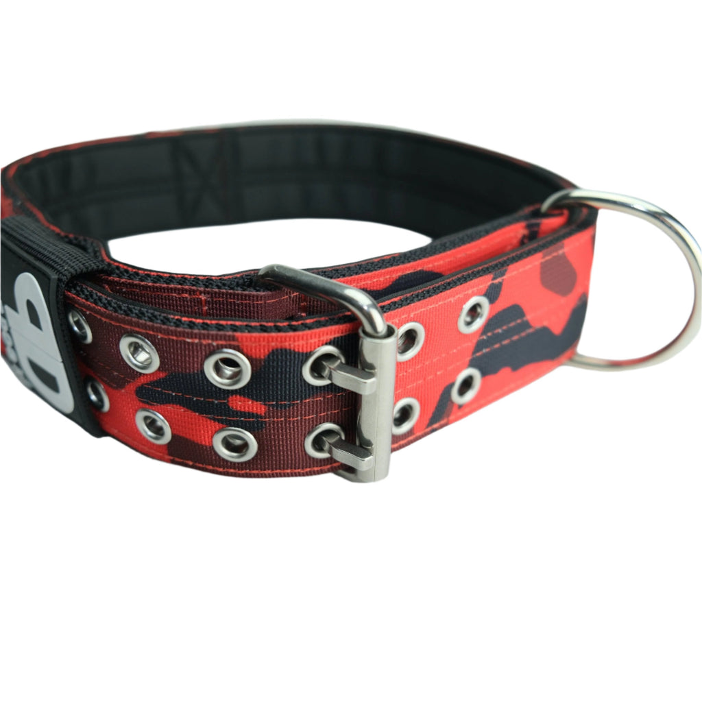 5cm Sport Collar Red Camo Pet Collars & Harnesses Medium Medium Large