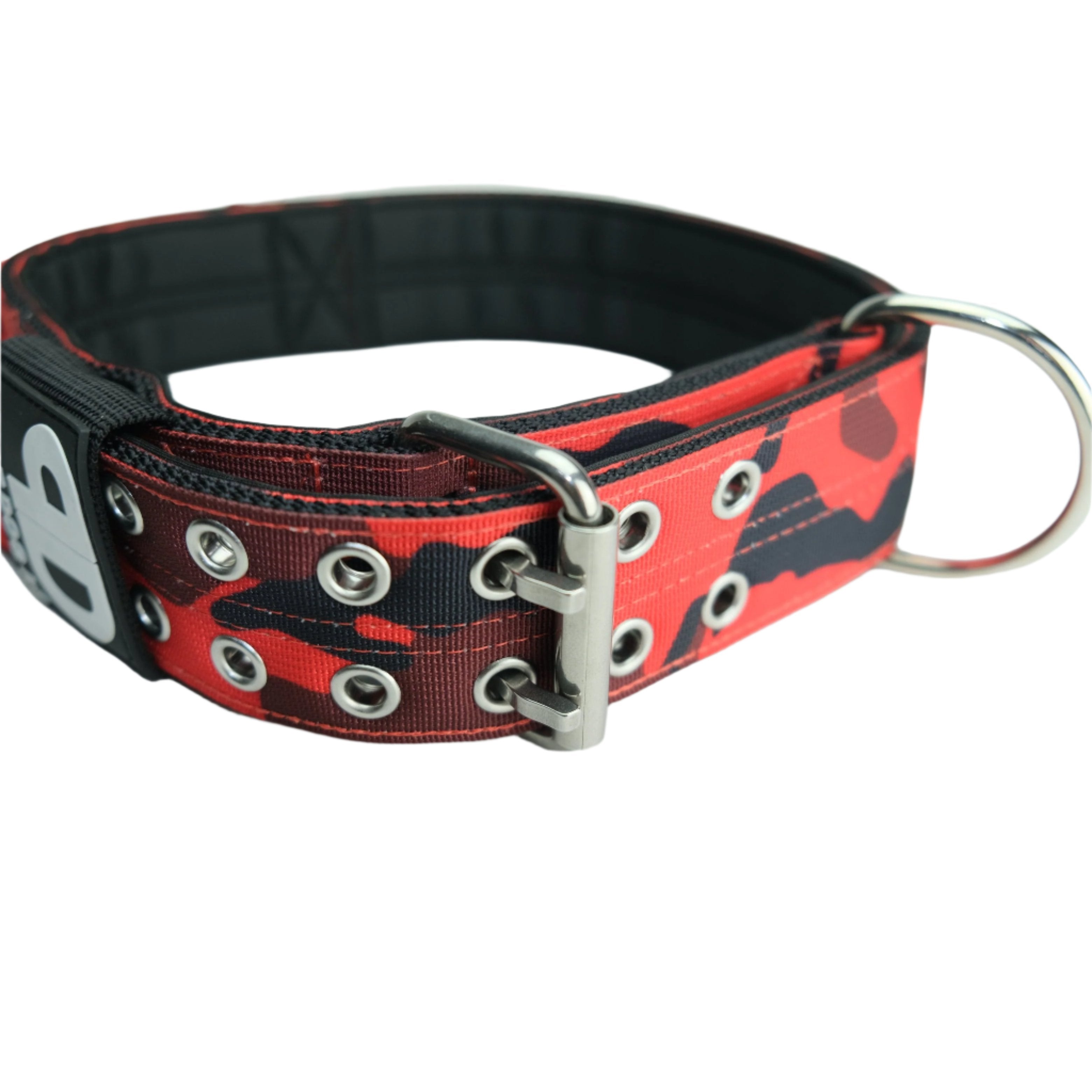 5cm Sport Collar Red Camo Pet Collars & Harnesses Medium Medium Large