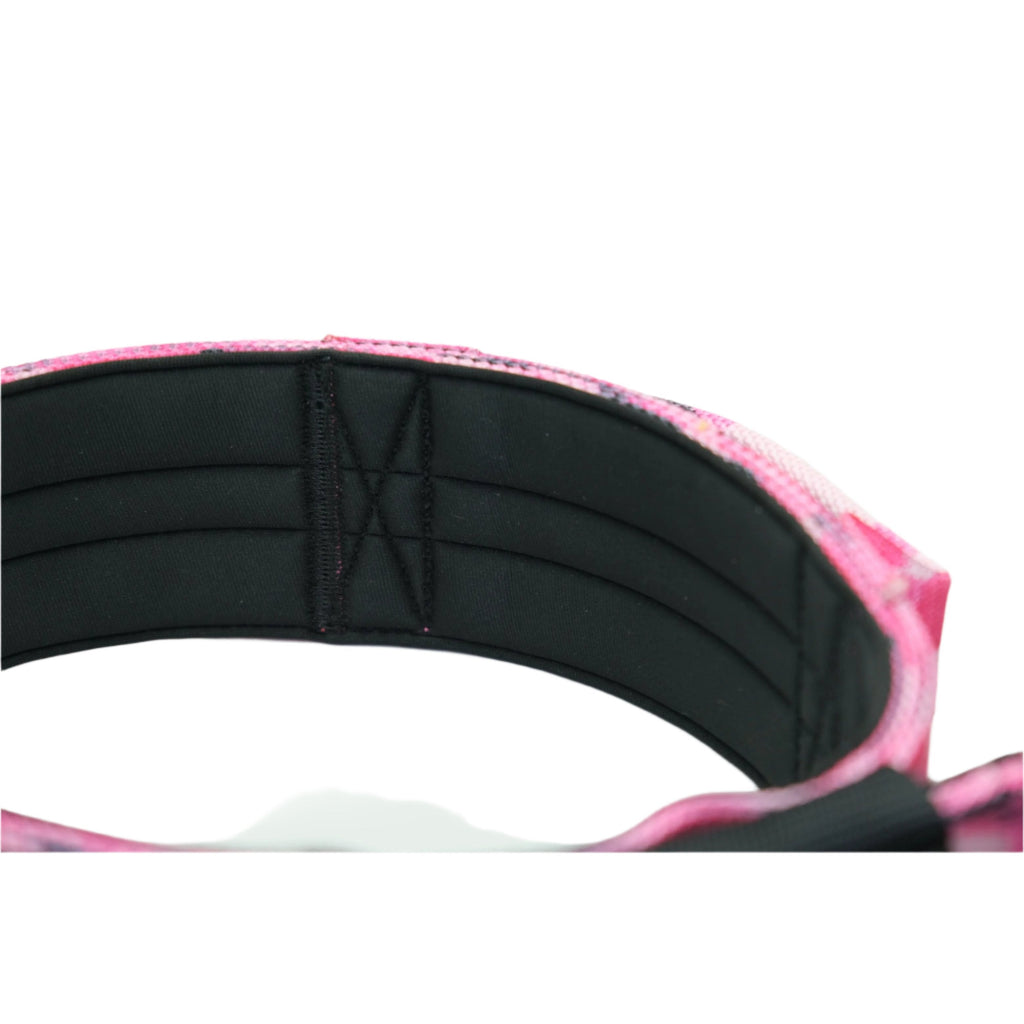 7cm Sport Collar Pink Camo Dog Collar Medium Medium Large