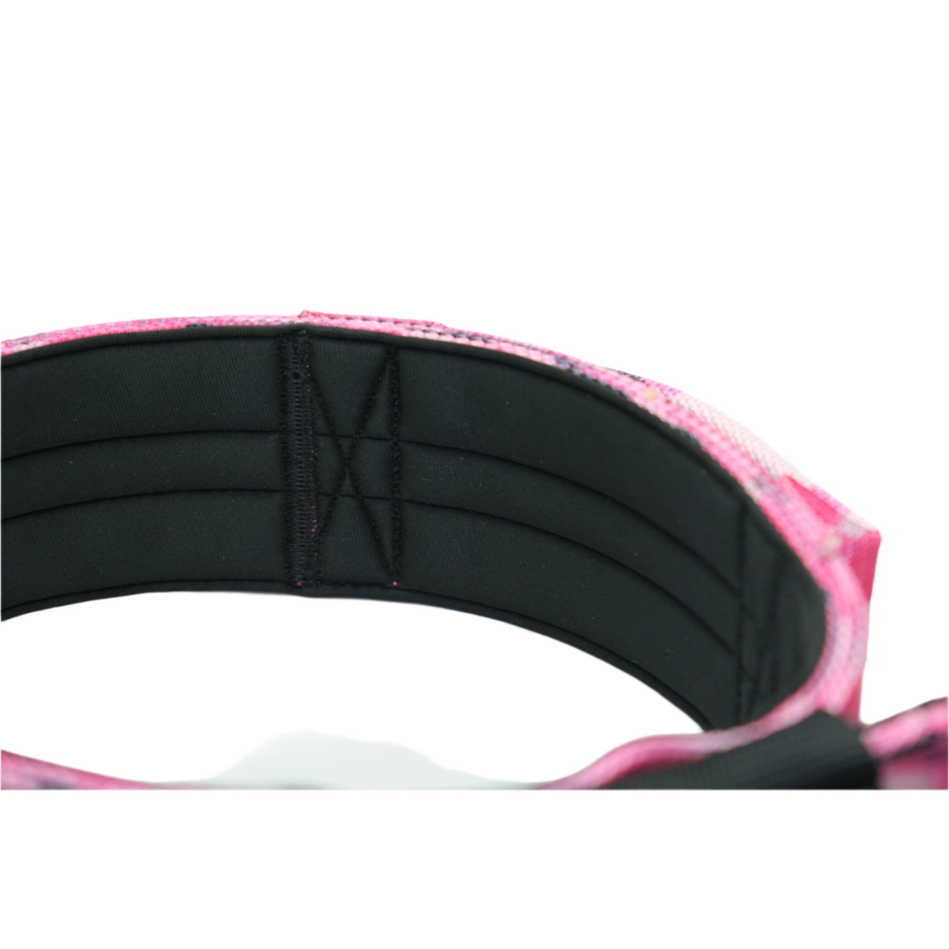 7cm Sport Collar Pink Camo Dog Collar Medium Medium Large