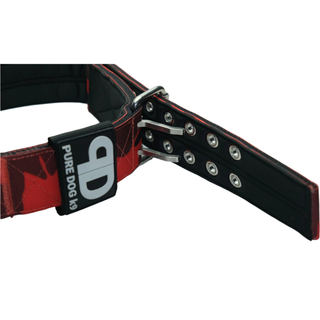 5cm Sport Collar Red Camo Pet Collars & Harnesses Medium Medium Large
