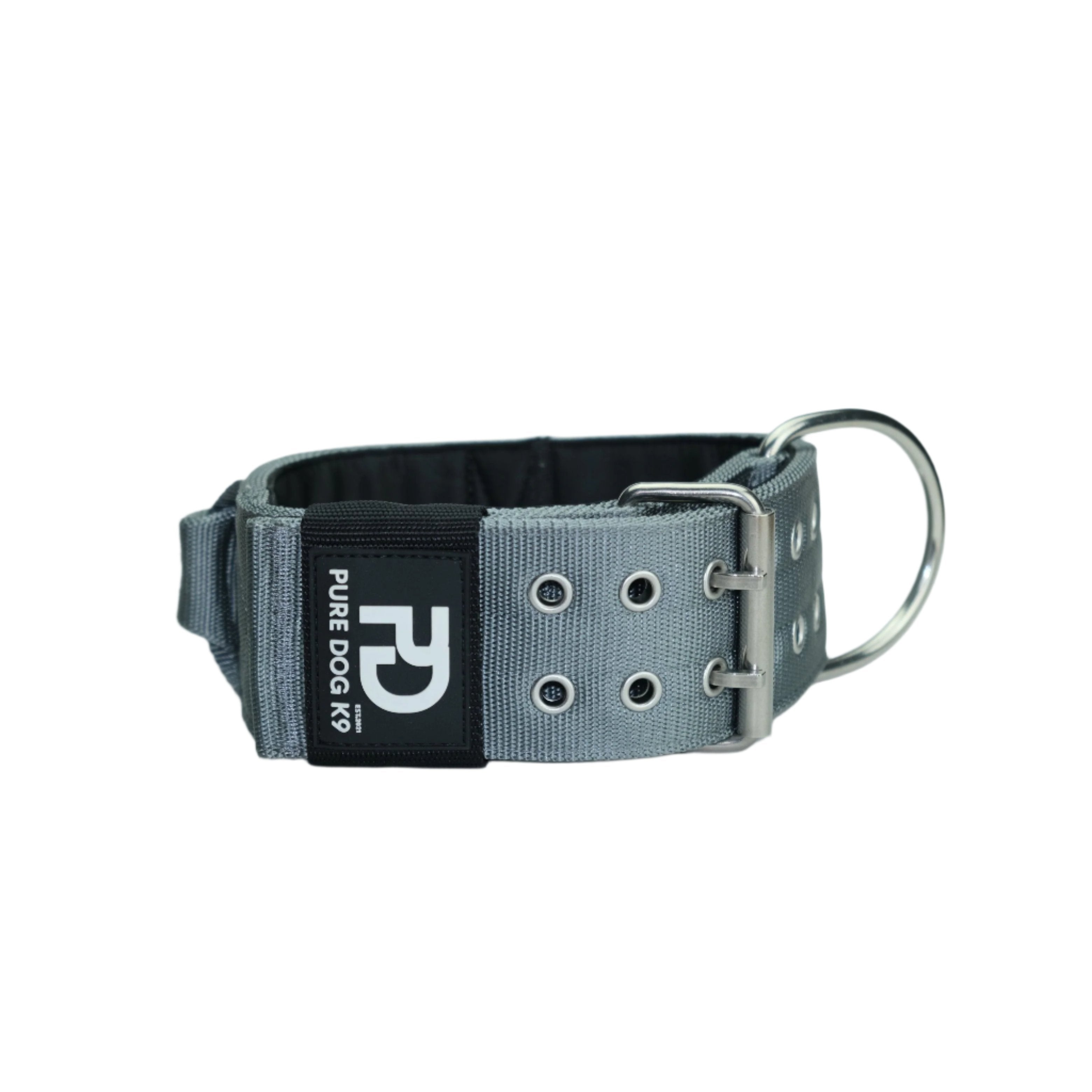 7cm Sport Collar Grey Dog Collar Medium Medium Large XL