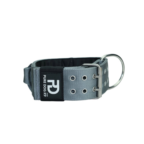 7cm Sport Collar Grey Dog Collar Medium Medium Large XL