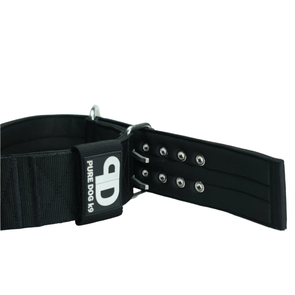 7cm Sport Collar Black Pet Collars & Harnesses Medium Nylon Medium / Nylon Large / Nylon XL / Nylon