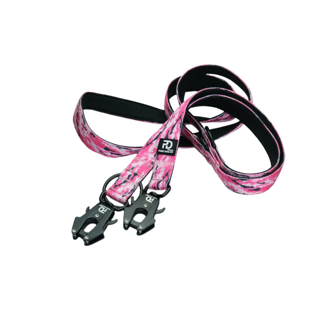 Multifunctional Lead Pink Camo Dog Lead Default Title Default Title