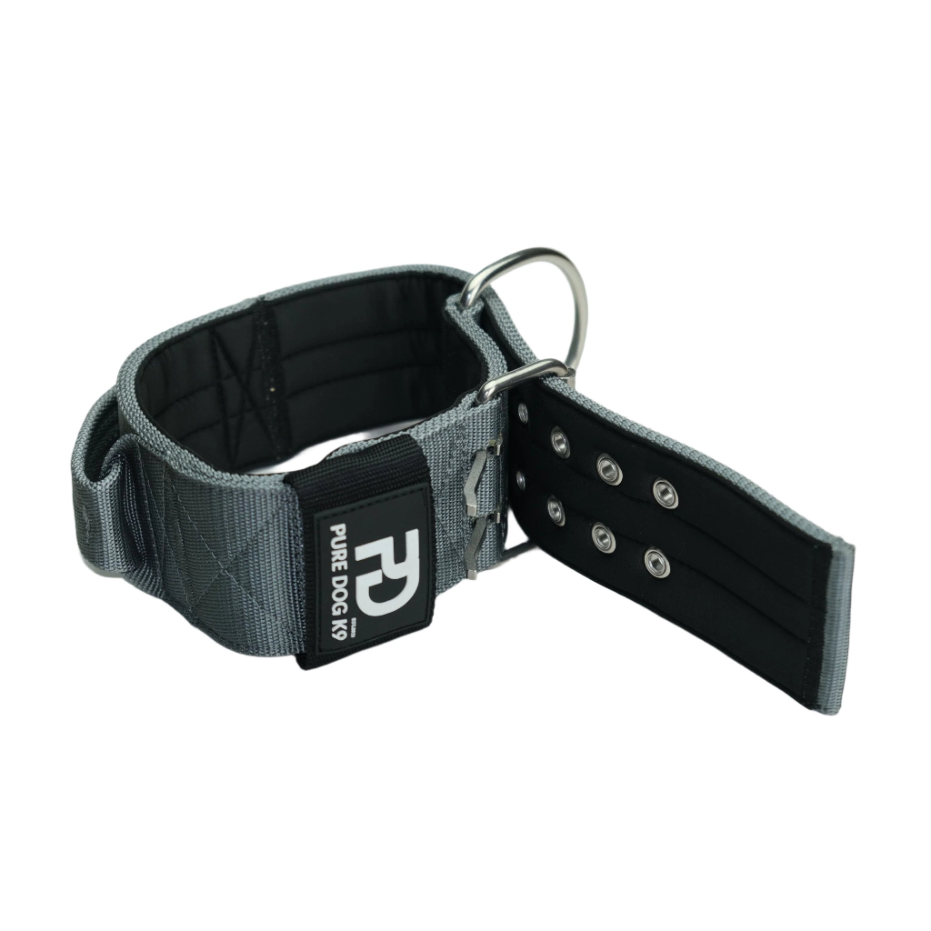 7cm Sport Collar Grey Dog Collar Medium Medium Large XL