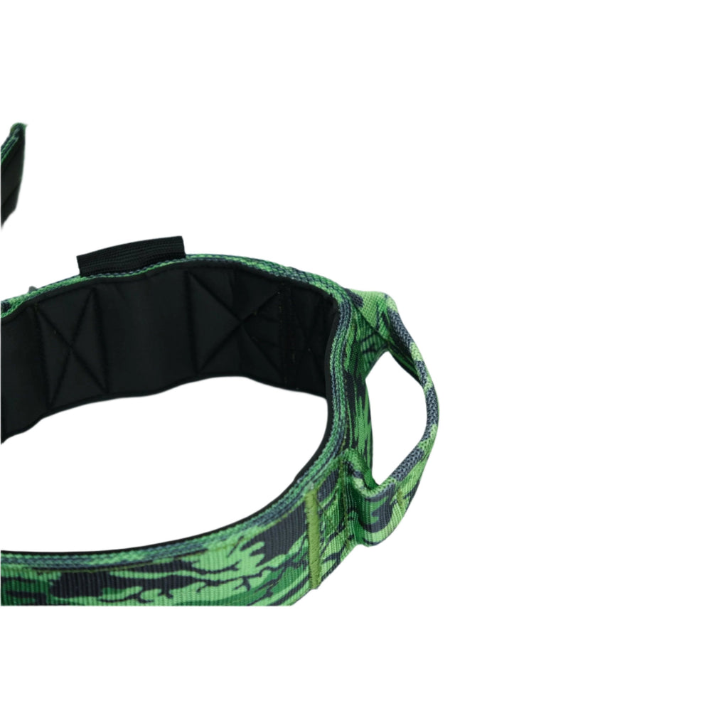 7cm Sport Collar Green Camo Dog Collar Medium Medium Large XL
