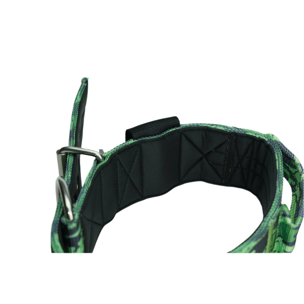 7cm Sport Collar Green Camo Dog Collar Medium Medium Large XL