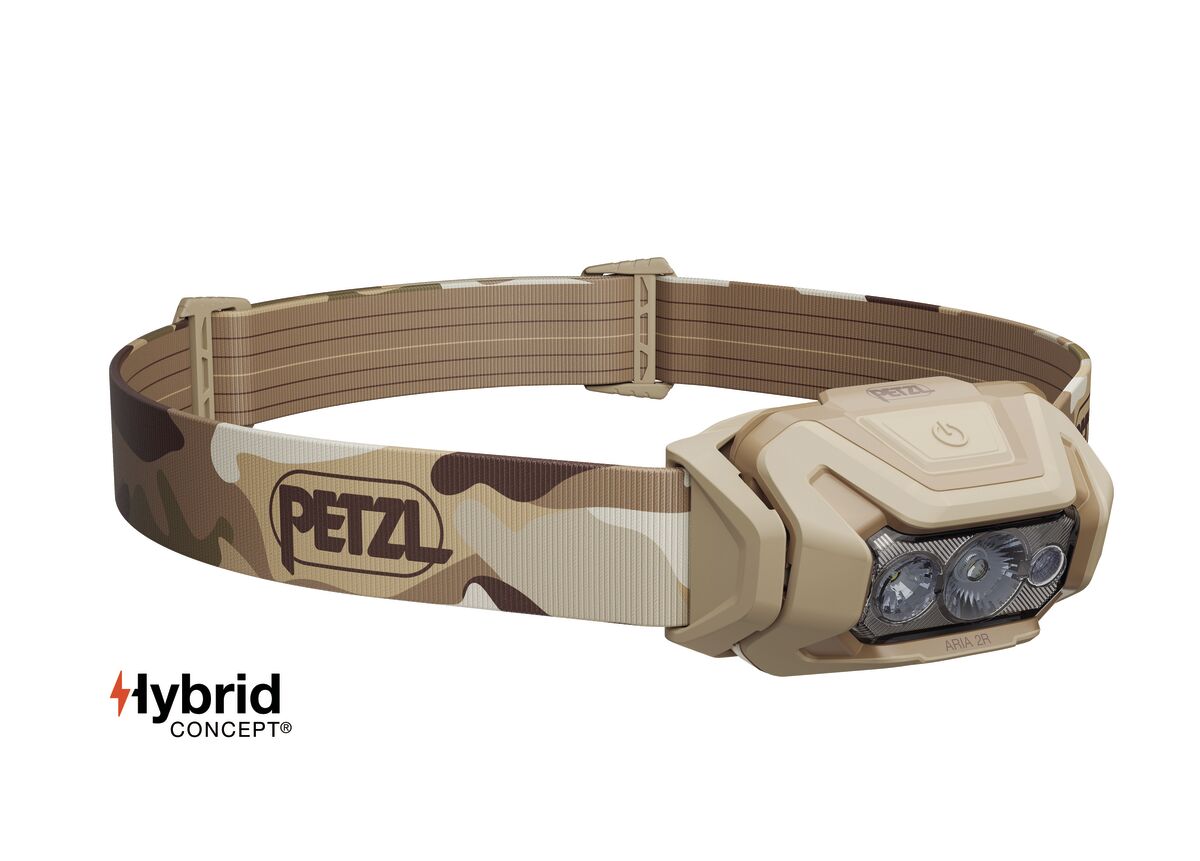 Petzl ARIA 2R RGB (Various Colours) Black Black Camouflage Blue
