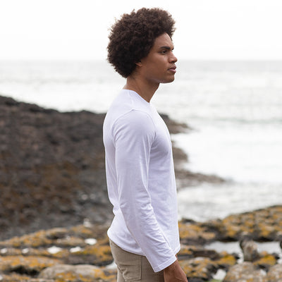 Organic Long-sleeve Tee Clearance 2XL Arctic White 2XL / Arctic White L / Arctic White M / Arctic White S / Arctic White XL / Arctic White XS / Arctic White 2XL / Jet Black L / Jet Black M / Jet Black S / Jet Black XL / Jet Black XS / Jet Black