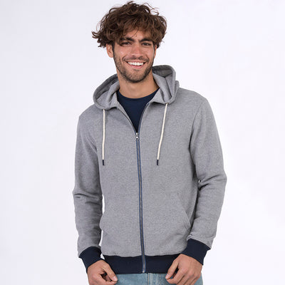 Contrast Zipped Recycled Hoodie - Clothing & Accessories/Clothing/Shirts & Tops - High-Quality Clothing & Accessories/Clothing/Shirts & Tops</p>