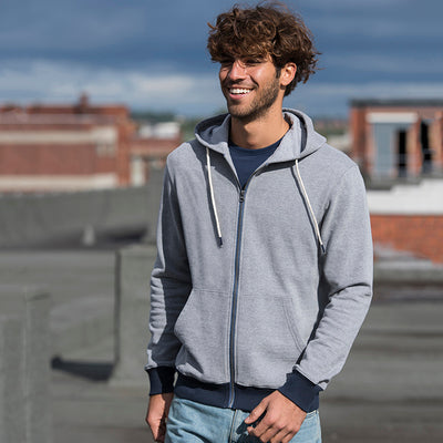 Contrast Zipped Recycled Hoodie - Clothing & Accessories/Clothing/Shirts & Tops - High-Quality Clothing & Accessories/Clothing/Shirts & Tops</p>