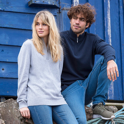 Quarter Zip Recycled Sweatshirt - Clothing & Accessories/Clothing/Shirts & Tops - High-Quality Clothing & Accessories/Clothing/Shirts & Tops</p>