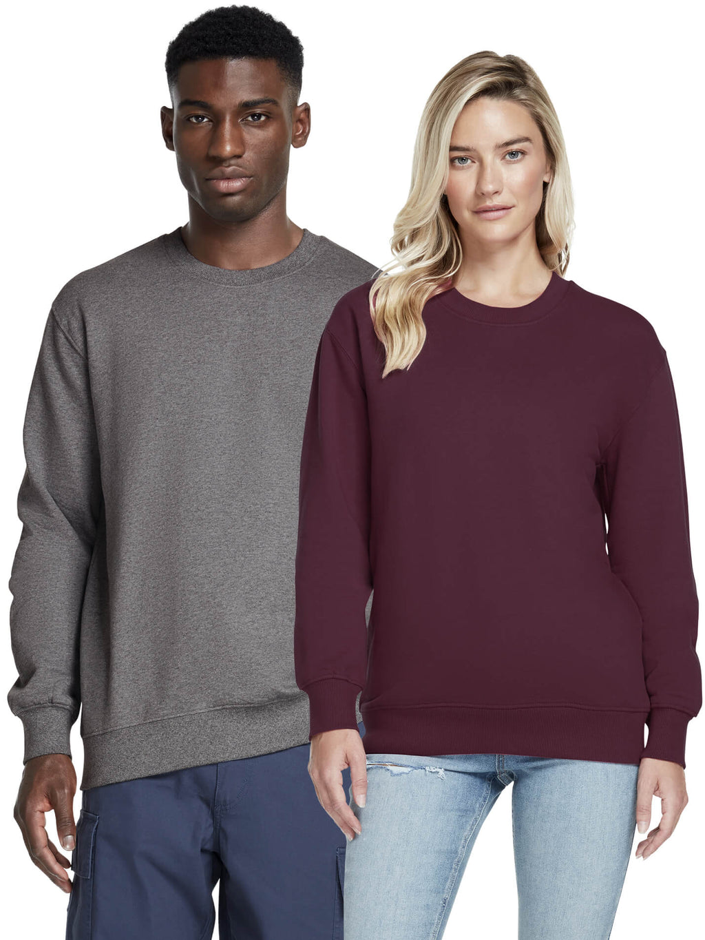 Organic Cotton Faded Sweatshirt - - High-Quality </p>