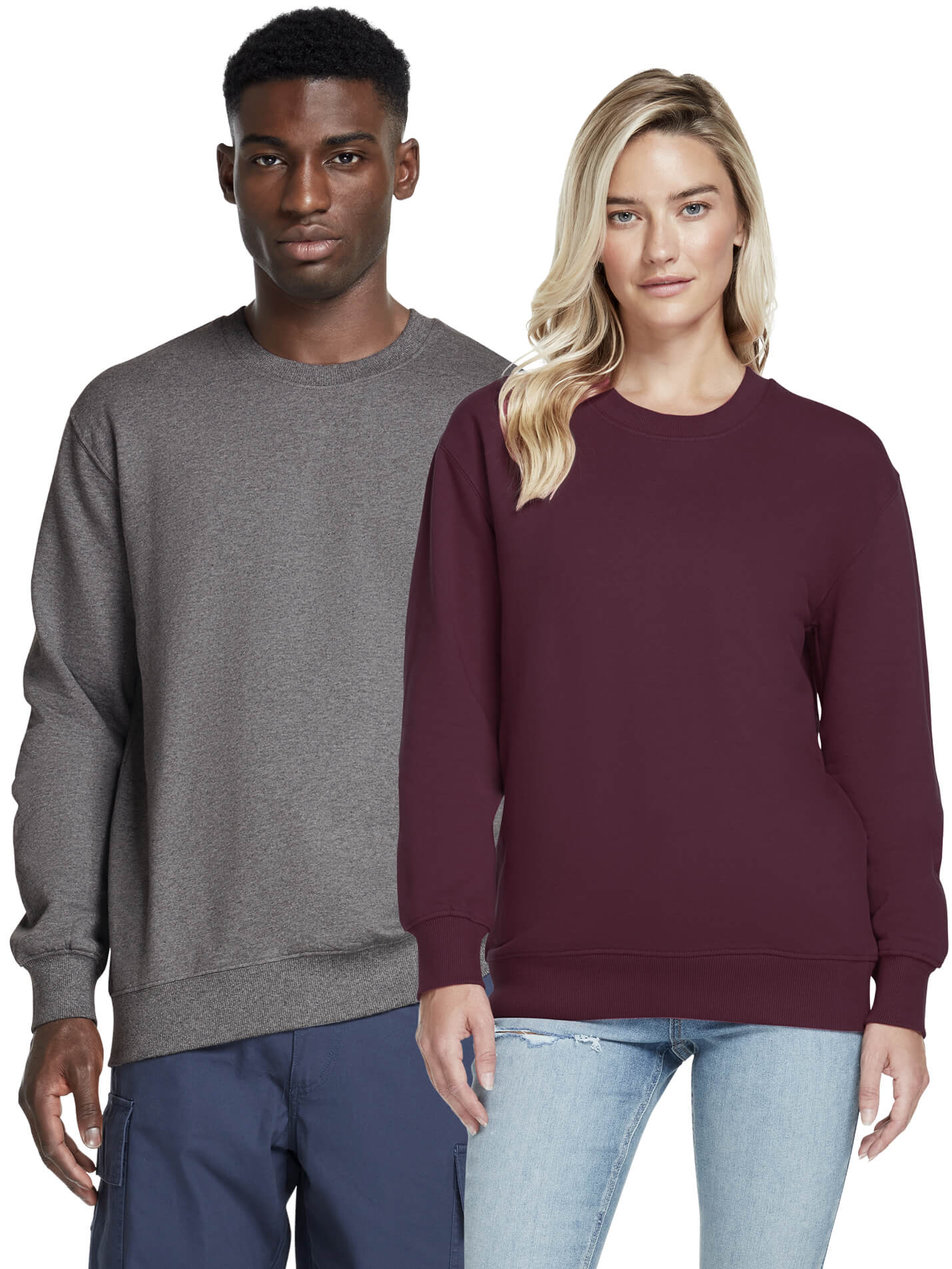Organic Cotton Faded Sweatshirt - - High-Quality </p>