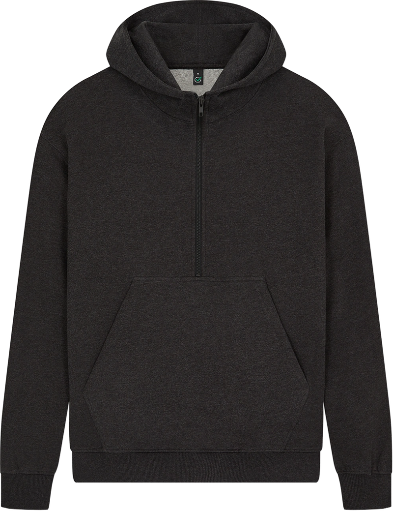 Organic Half Zip Hoodie: Unisex - - High-Quality </p>
