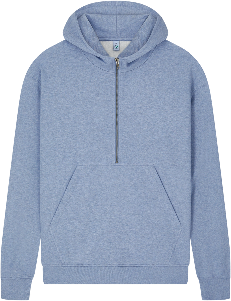 Organic Half Zip Hoodie: Unisex - - High-Quality </p>