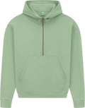 Organic Half Zip Hoodie: Womens - - High-Quality </p>