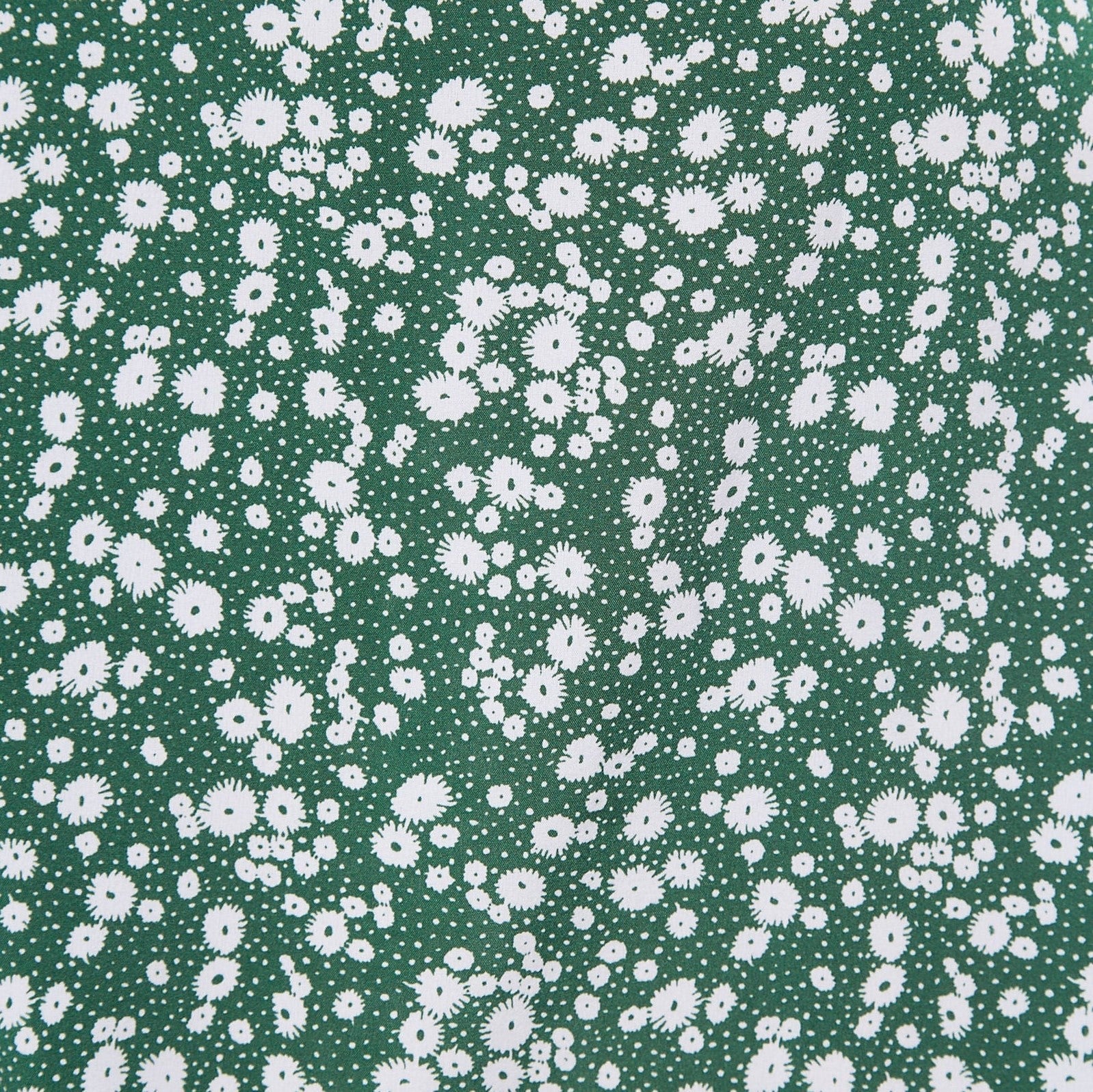 Corina Flower Dot Print Midi Tea Dress - Green Dresses 8 8 10 12 14 16