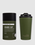 Fressko Reusable Cup/Travel Mug - Khaki Bino 227ml/8oz Bino 227ml/8oz Camino 340ml/12oz Grande 475ml/16oz