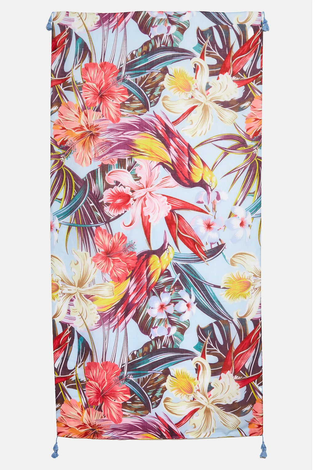 Louche Hot Tropics Printed Scarf scarves One Size Multicolour One Size / Multicolour