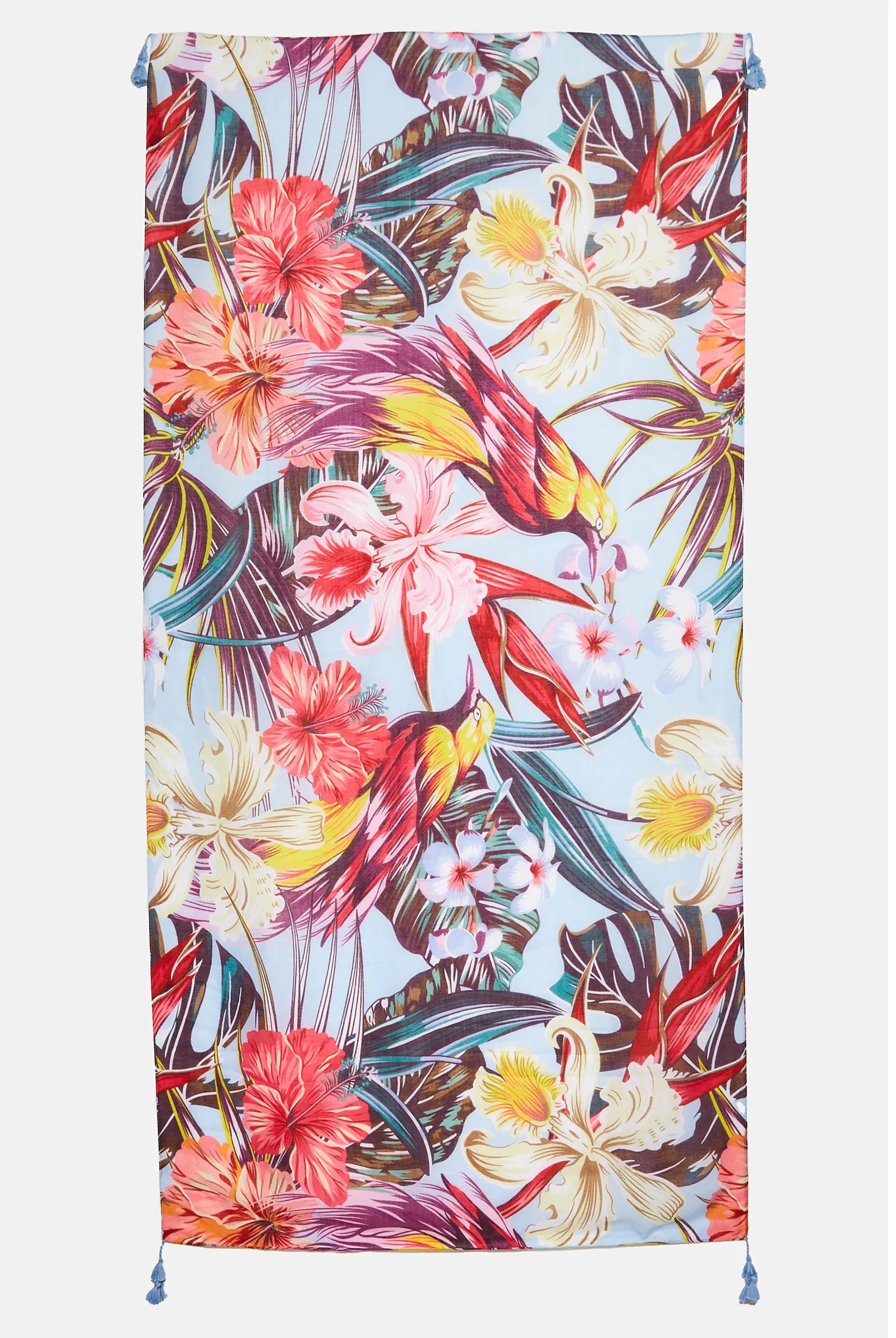 Louche Hot Tropics Printed Scarf scarves One Size Multicolour One Size / Multicolour