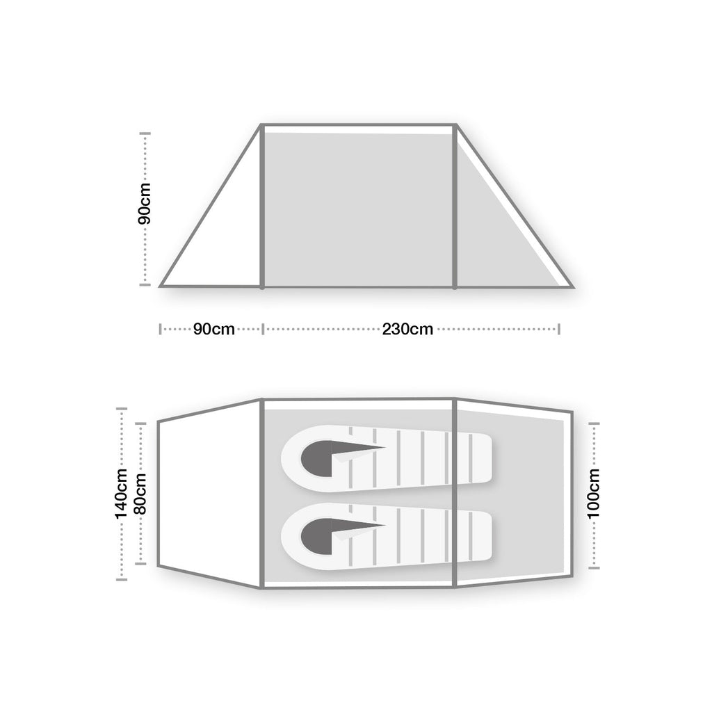 Wild Country Hoolie Compact 2 Tunnel Tent Default Title Default Title