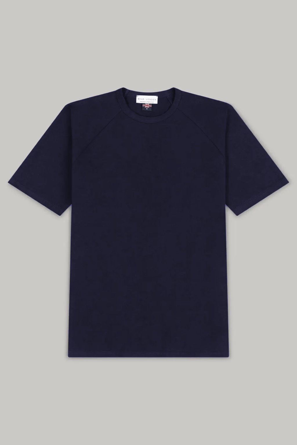 Hoxton Raglan Sleeve Fitted T-shirt - Navy Jersey tops S S M L XL XXL