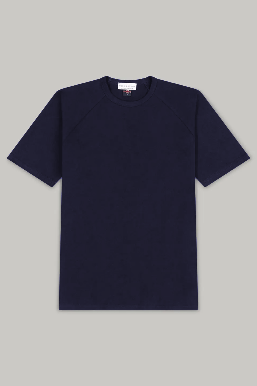 Hoxton Raglan Sleeve Fitted T-shirt - Navy Jersey tops S S M L XL XXL