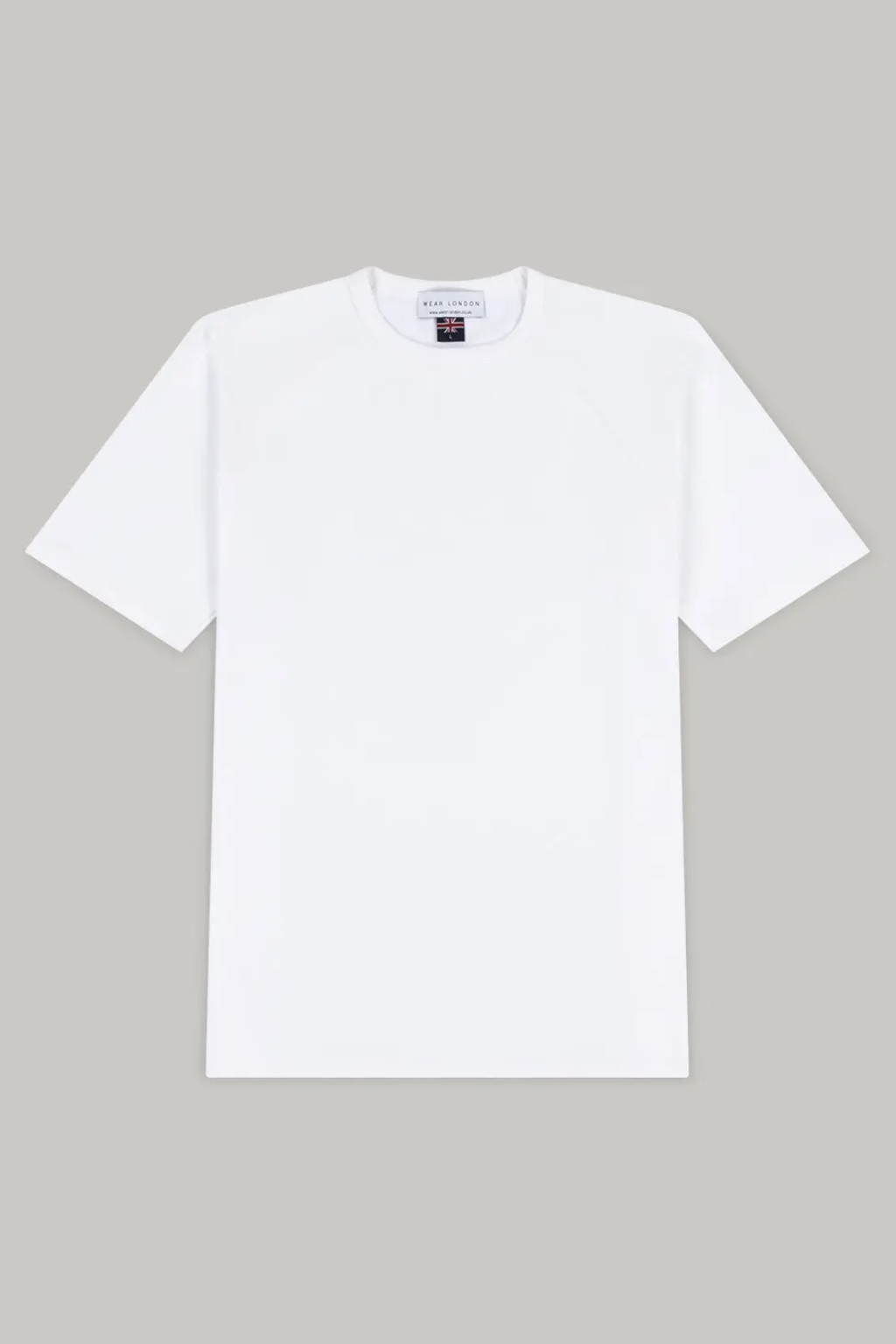 Hoxton Raglan Sleeve Fitted T-shirt - White Jersey tops S S M L XL XXL