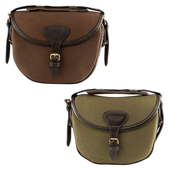 Jack Pyke Canvas Cartridge Bag Green Green Brown