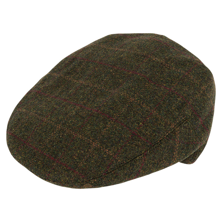 Jack Pyke Wool Blend Flat Cap Dark Olive 57cm Dark Olive / 57cm Dark Olive / 58cm Dark Olive / 59cm Dark Olive / 60cm Dark Olive / 61cm Tweed Brown / 57cm Tweed Brown / 58cm Tweed Brown / 59cm Tweed Brown / 60cm Tweed Brown / 61cm