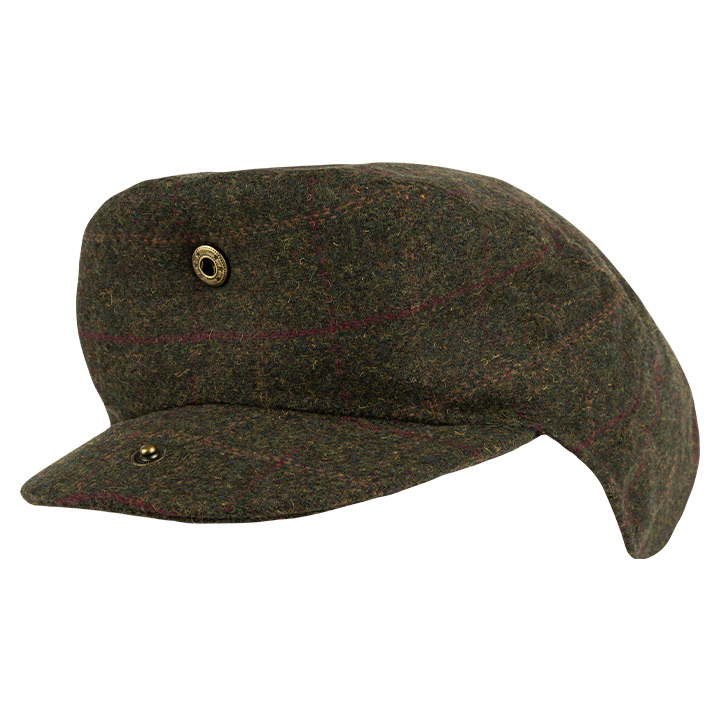 Jack Pyke Wool Blend Flat Cap Dark Olive 57cm Dark Olive / 57cm Dark Olive / 58cm Dark Olive / 59cm Dark Olive / 60cm Dark Olive / 61cm Tweed Brown / 57cm Tweed Brown / 58cm Tweed Brown / 59cm Tweed Brown / 60cm Tweed Brown / 61cm