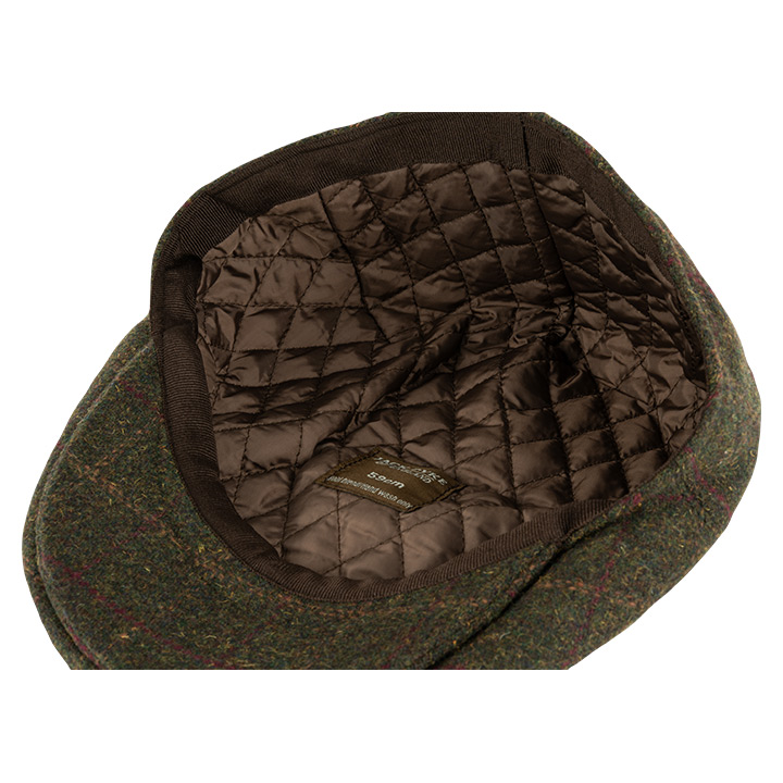Jack Pyke Wool Blend Flat Cap Dark Olive 57cm Dark Olive / 57cm Dark Olive / 58cm Dark Olive / 59cm Dark Olive / 60cm Dark Olive / 61cm Tweed Brown / 57cm Tweed Brown / 58cm Tweed Brown / 59cm Tweed Brown / 60cm Tweed Brown / 61cm