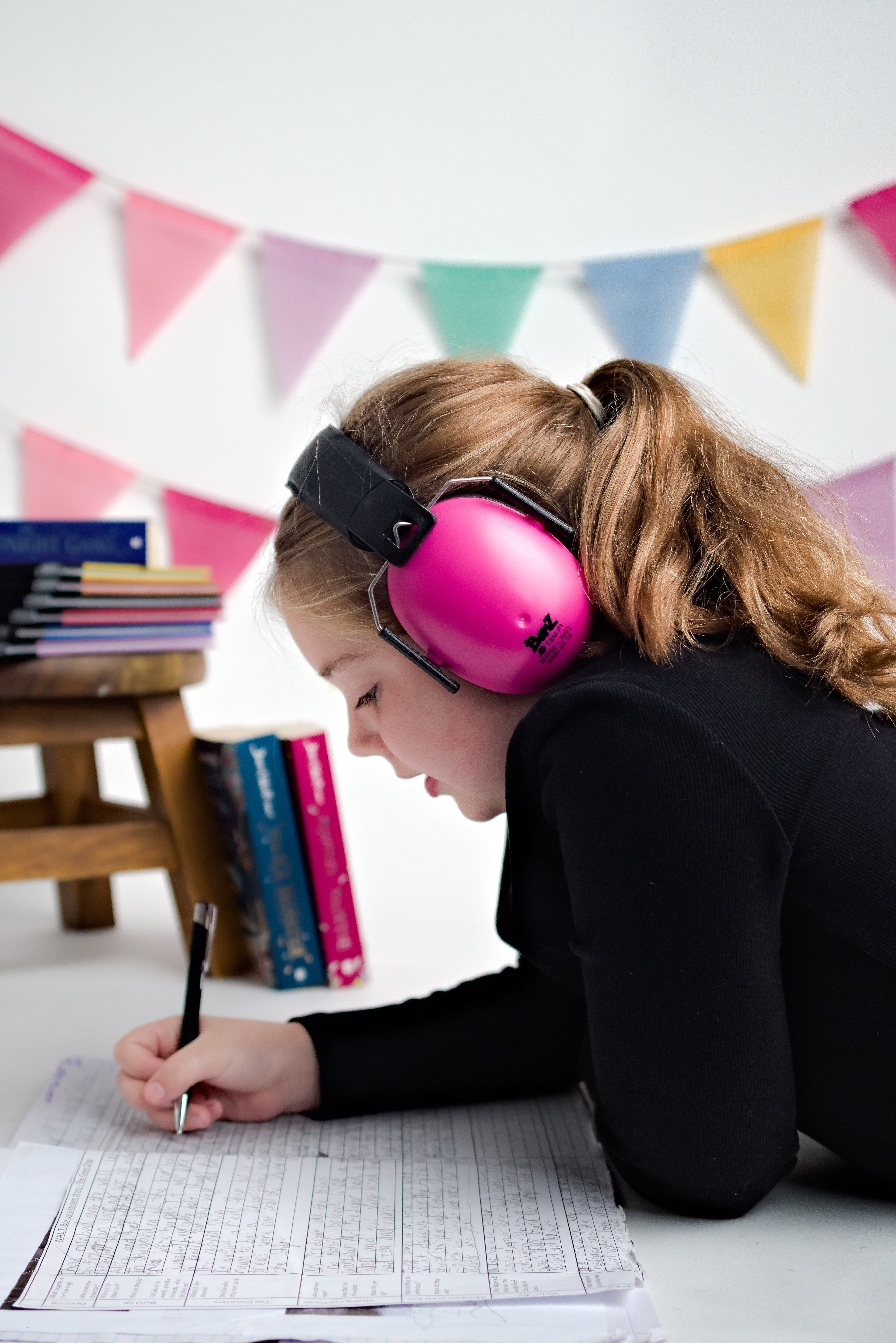 Kids Hearing Protection Earmuffs Hearing Protection Sky Blue Sky Blue Petal Pink Onyx Prism Lagoon Blue Graffiti Kaleidoscope Peace Navy Blue Transport Magenta Maroon Dark Green Grey Butterfly
