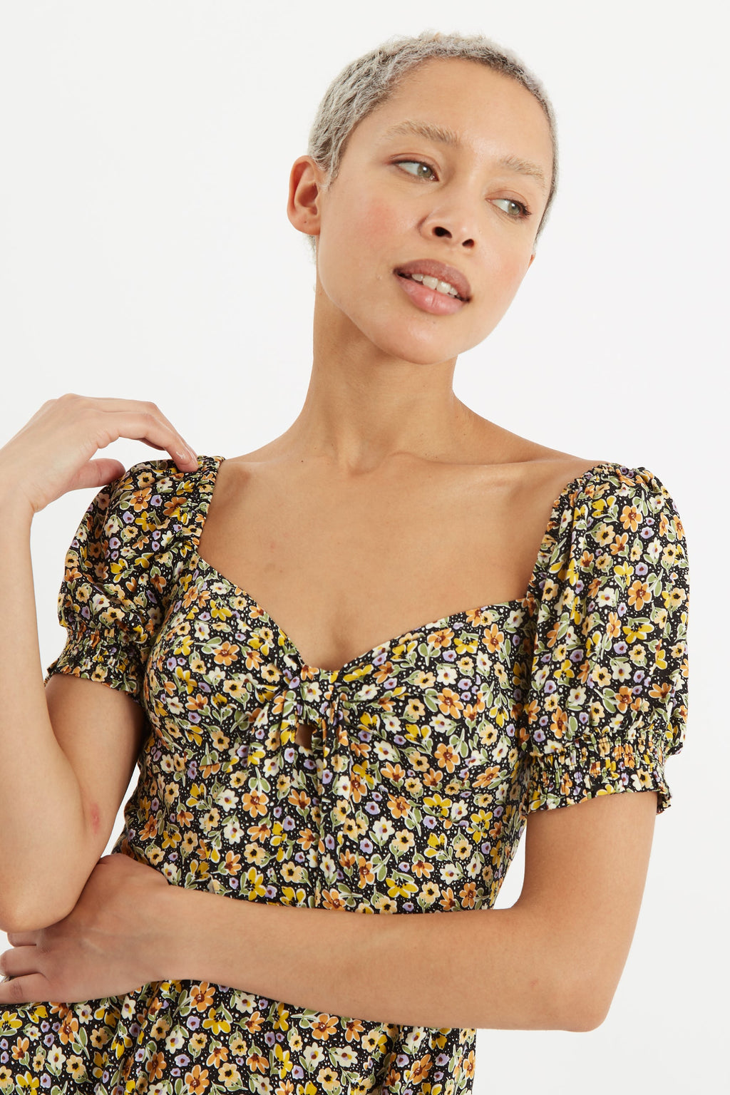 Luiza Santa Fe Floral Mini Dress Dresses 8 Multicolour 8 / Multicolour 10 / Multicolour 12 / Multicolour 14 / Multicolour 16 / Multicolour