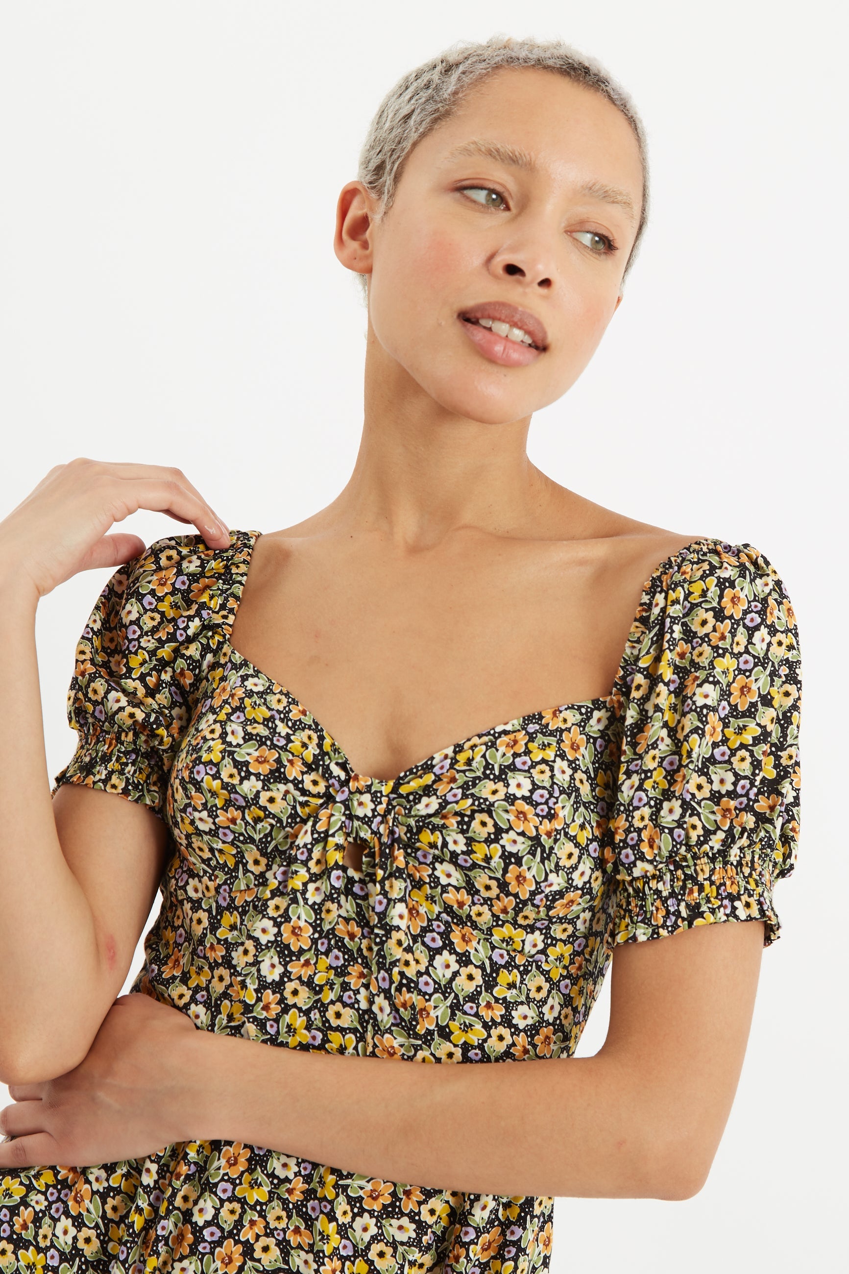 Luiza Santa Fe Floral Mini Dress Dresses 8 Multicolour 8 / Multicolour 10 / Multicolour 12 / Multicolour 14 / Multicolour 16 / Multicolour