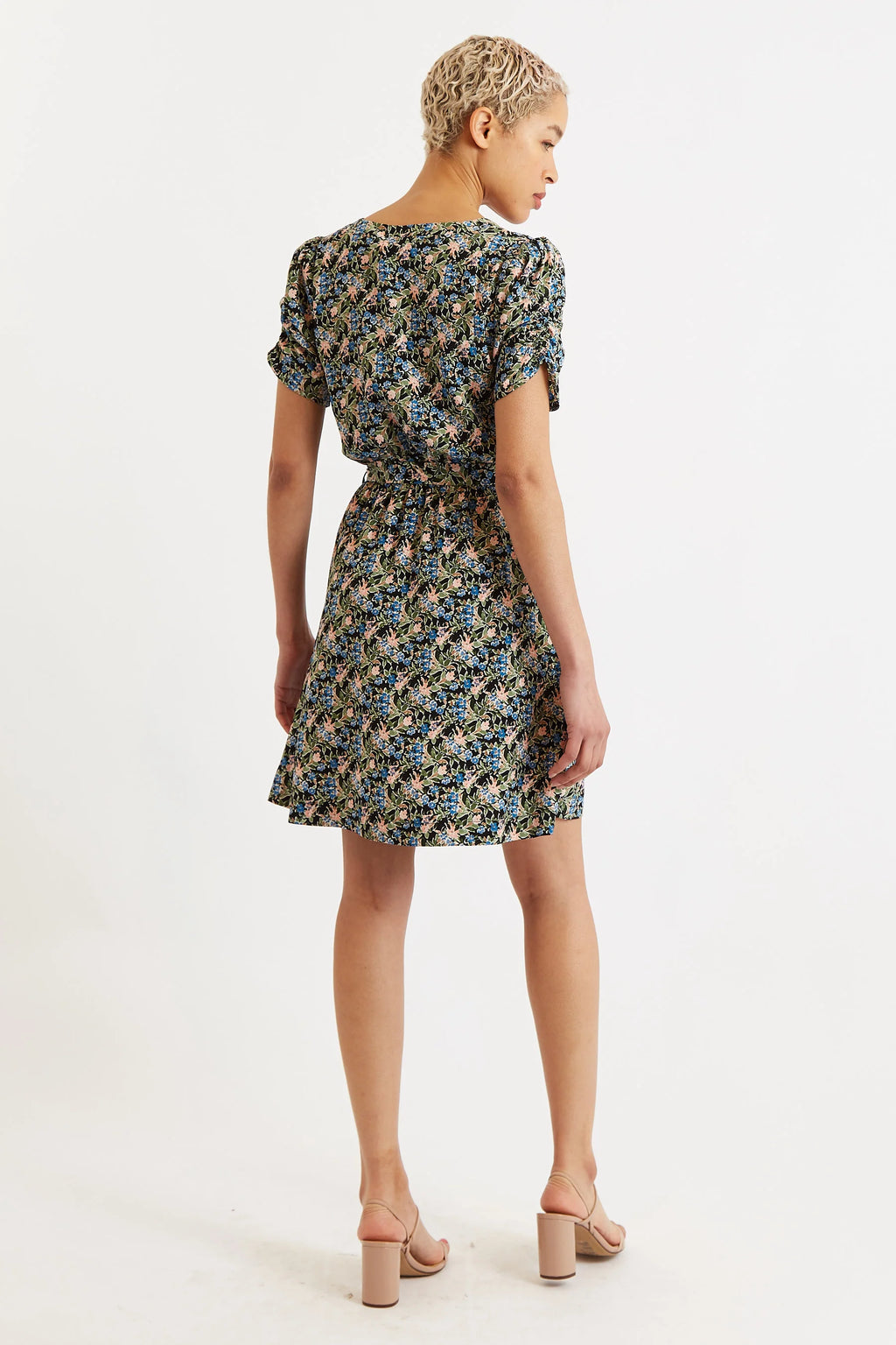 Magdalena Watercolour Floral Mini Dress Dresses 8 Multi Colour 8 / Multi Colour 10 / Multi Colour 12 / Multi Colour 14 / Multi Colour 16 / Multi Colour