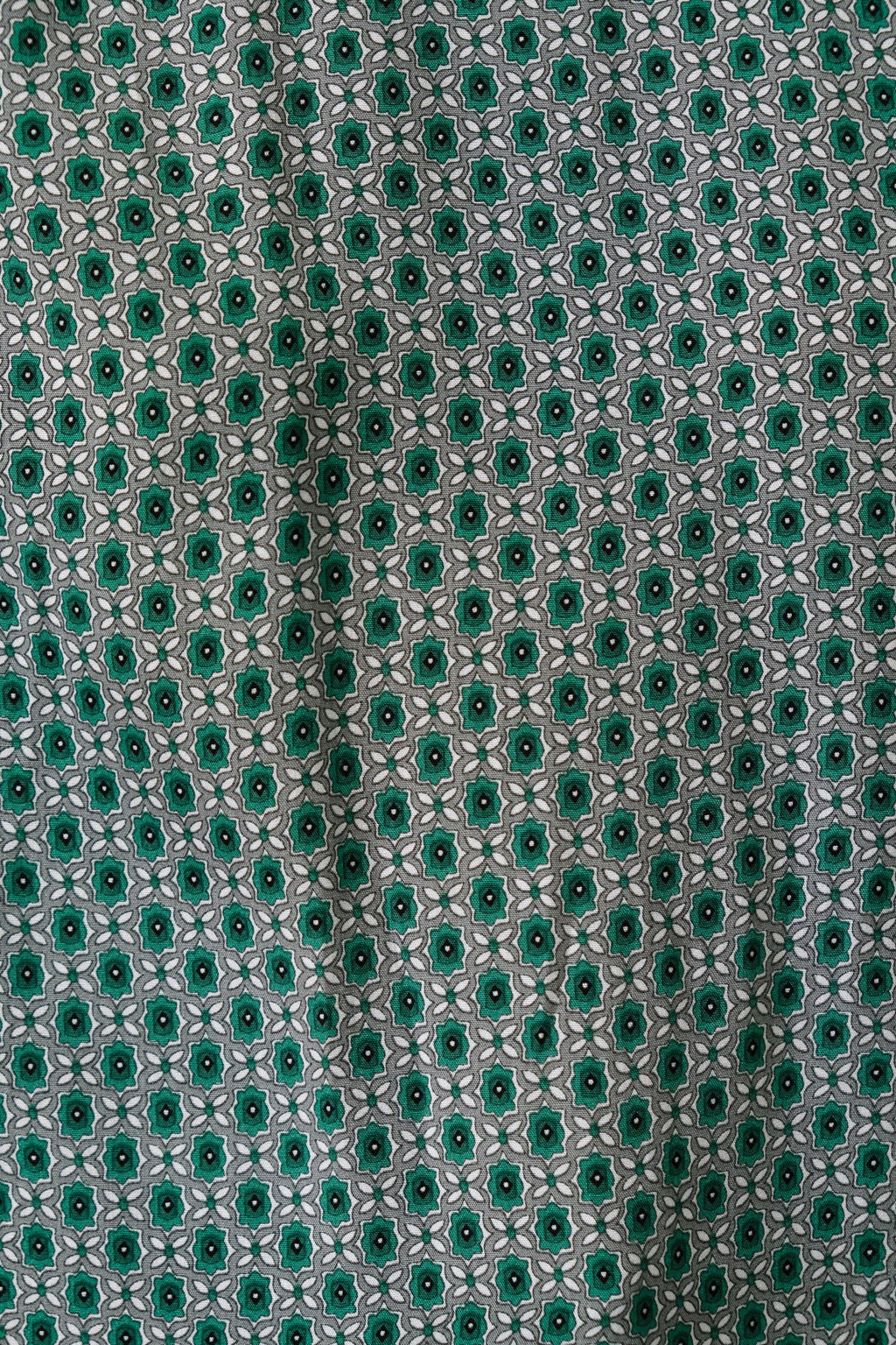 Solyne Flower Tile Print Mini Dress Dresses 8 Teal 8 / Teal 10 / Teal 12 / Teal 14 / Teal