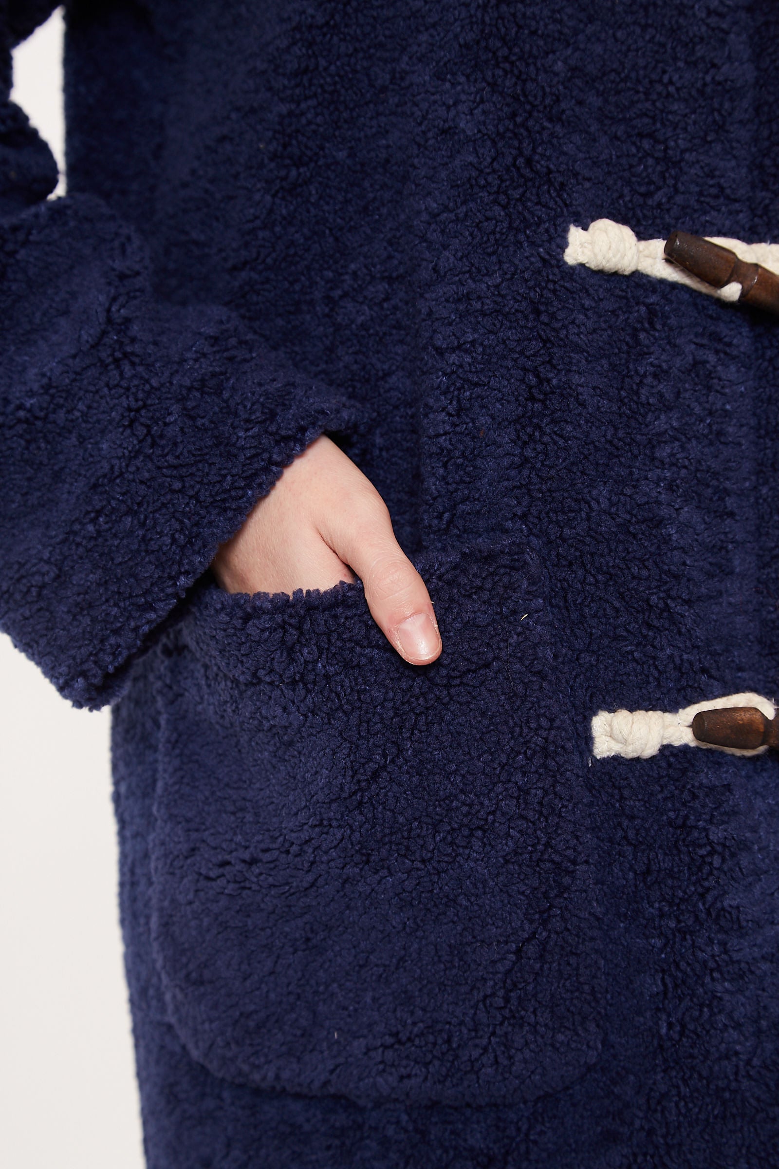 Louche Narimane Borg Duffle Coat - Navy Coats 8 Navy 8 / Navy 10 / Navy 12 / Navy 14 / Navy 16 / Navy