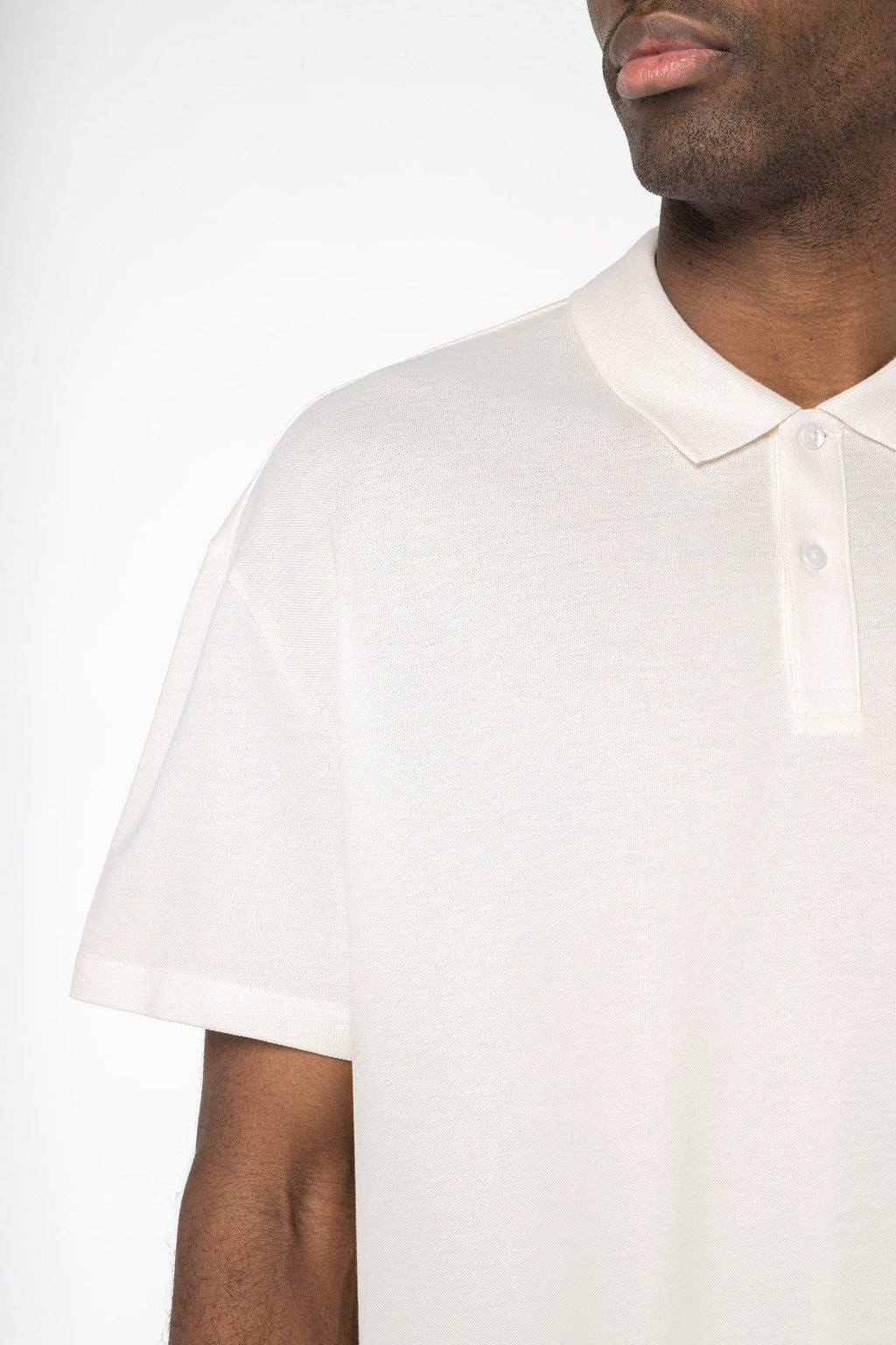 Organic Drop Shoulder Polo Shirt: Mens - - High-Quality </p>