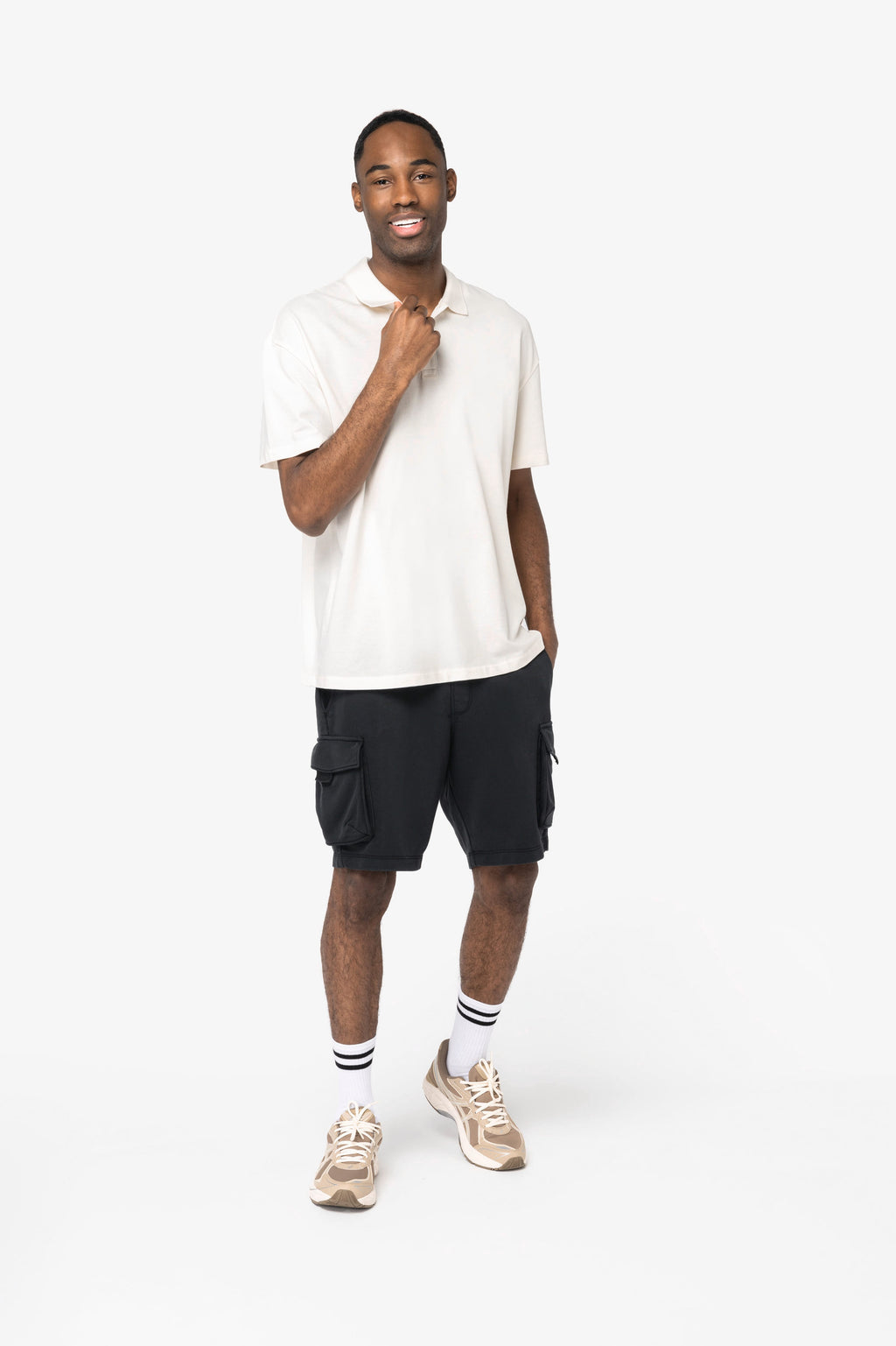 Organic Drop Shoulder Polo Shirt: Mens - - High-Quality </p>