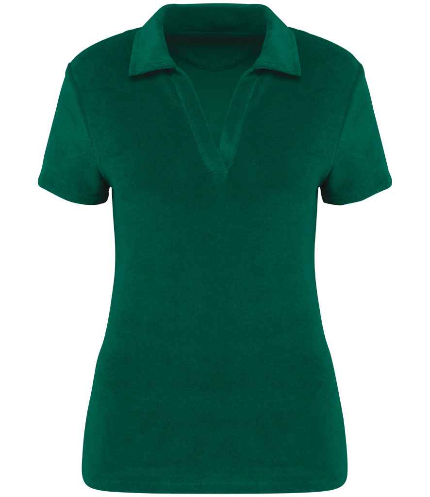 Organic Towel-feel Polo Shirt: Womens - - High-Quality </p>