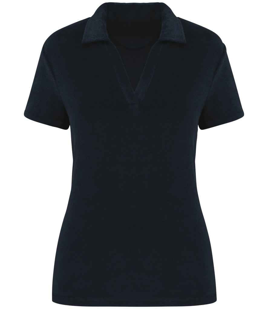 Organic Towel-feel Polo Shirt: Womens - - High-Quality </p>